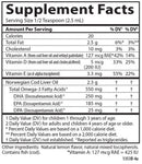 kids cod liver oil lemon carlson labs supplement facts