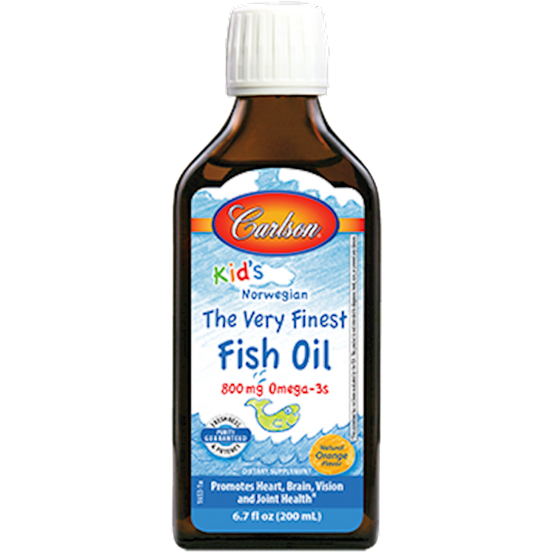 Carlson Kids Finest Fish Oil Orange (Carlson Labs) Front