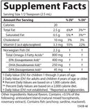kids fish oil lemon carlson labs supplement facts