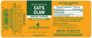cat's claw (herb pharm) label