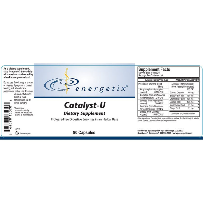 Catalyst-U (Energetix) Label