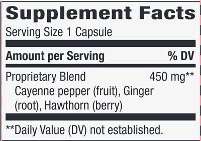 Cayenne Extra Hot 100,000 HU (Nature's Way) Supplement Facts