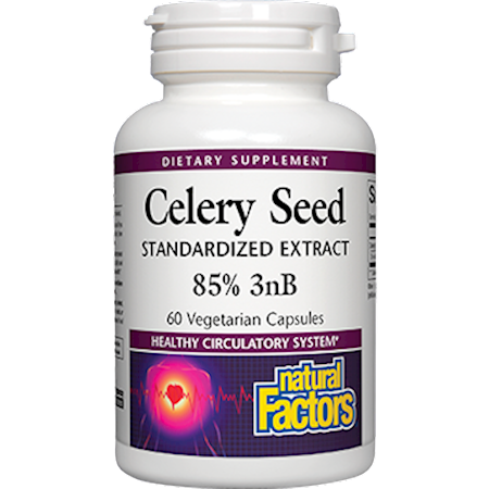 Celery Seed Extract (Natural Factors) Front
