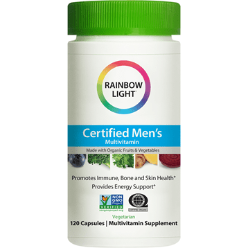 Certified Mens Multivitamin (Rainbow Light Nutrition) Front