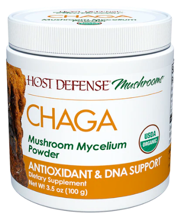Chaga Powder - Host Defense Mushrooms Front