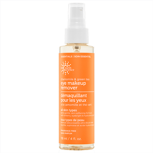 chamomile & green tea eye makeup remover earth science