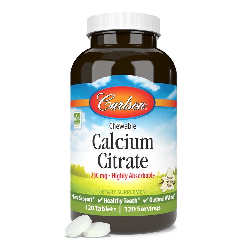 chewable calcium citrate carlson labs