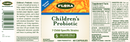 children's probiotic (flora) label