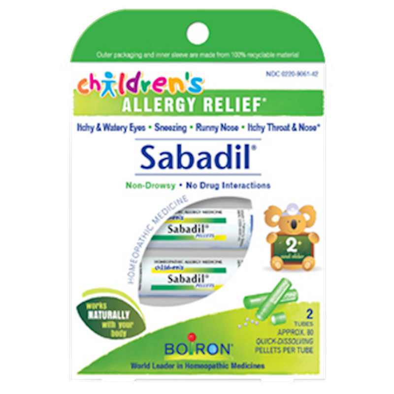 Children's Sabadil Pellets (Boiron) Front