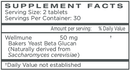 children's chewable immune health basics supplement facts