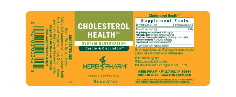 DISCONTINUED - Cholesterol Health (Herb Pharm)