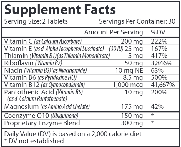 Cholesterol Rx Support (Vinco) Supplement Facts