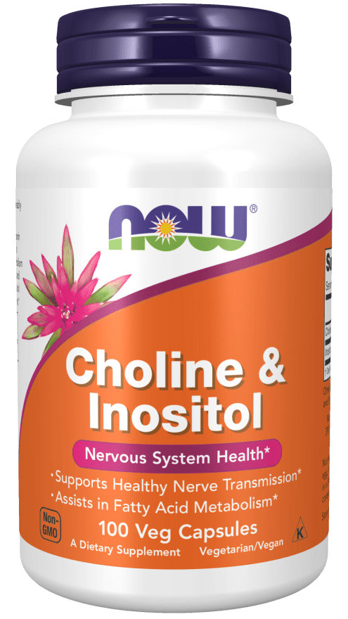 Choline & Inositol 500 mg (NOW) Front
