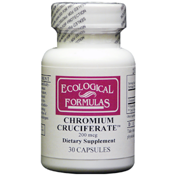 Chromium Cruciferate 200 mcg (Ecological Formulas) Front