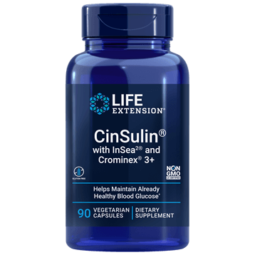 CinSulin® with InSea2® and Crominex® 3+ (Life Extension) Front