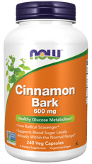 cinnamon bark 600 mg (now foods)