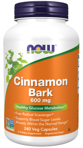 cinnamon bark 600 mg (now foods)