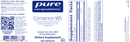 cinnamon ws pure encapsulations label