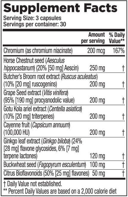 Circulari-T (Lifeseasons) Supplement Facts