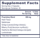 circulation accelerator professional health products supplement facts
