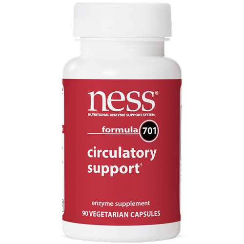 Circulatory Support Formula 701 (Ness Enzymes) Front