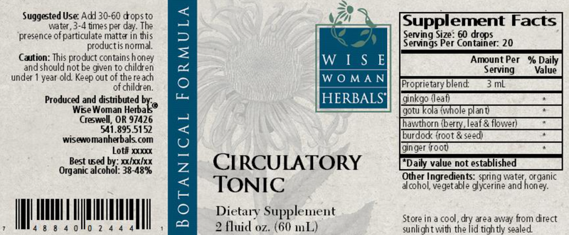 Circulatory Tonic Wise Woman Herbals products
