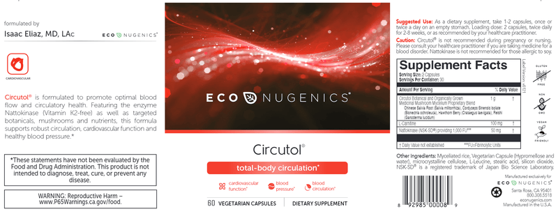 Circutol (EcoNugenics) Label