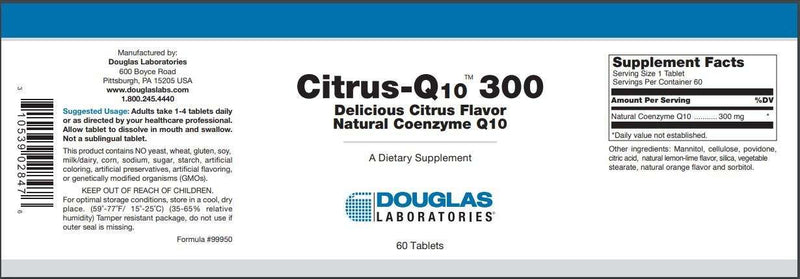 Citrus Q10 Tablets Douglas Labs