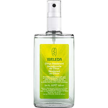 citrus 24h deodorant spray weleda body care