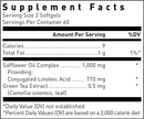conjugated linoleic acid | cla douglas labs supplement facts