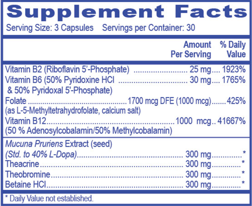 Clarify 4.0 (Metabolic Code) supplement facts