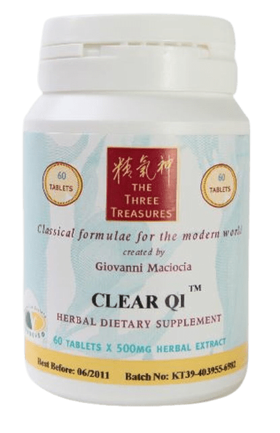 Clear Qi Tablets (Three Treasures) Front