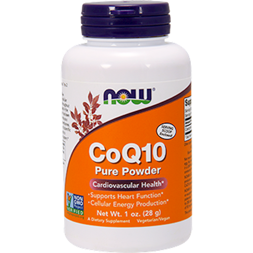 CoQ10 100% Pure Powder (NOW) Front