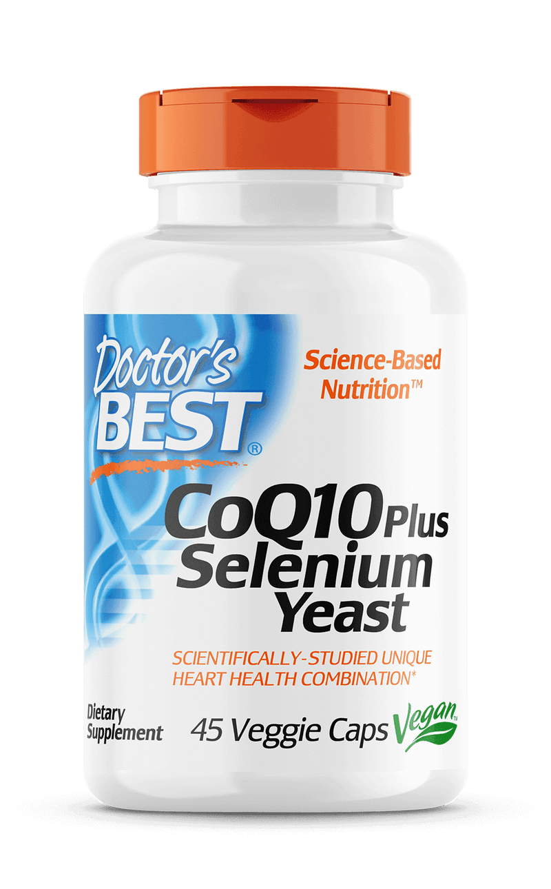 CoQ10 Plus Selenium Yeast (Doctors Best) Front