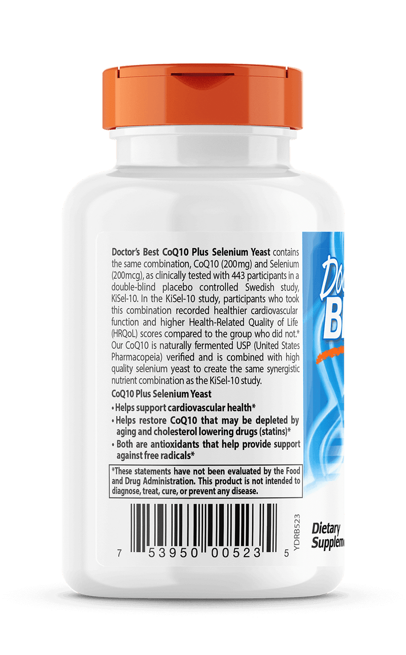 CoQ10 Plus Selenium Yeast (Doctors Best) Side