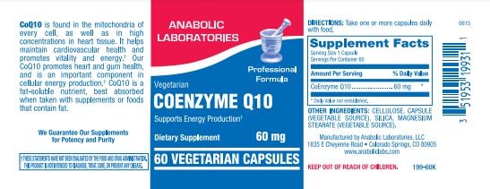 CoQ10 60 mg (Anabolic Laboratories)