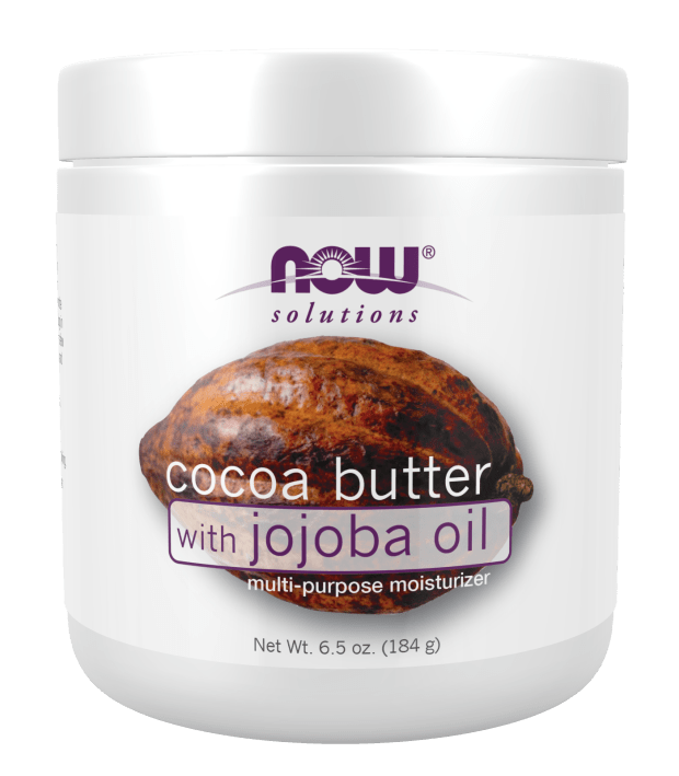 Cocoa Butter with Jojoba Oil (NOW) Front