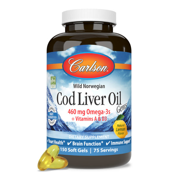 cod liver oil 460 mg carlson labs