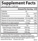 cod liver oil low vitamin a lemon carlson labs supplement facts