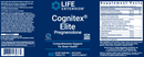 cognitex elite pregnenolone (life extension) label