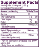 collagen candy reserveage supplement facts