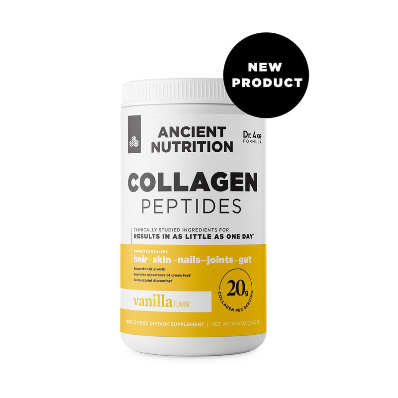 Collagen Peptides Protein Powder (Ancient Nutrition) Vanilla Front