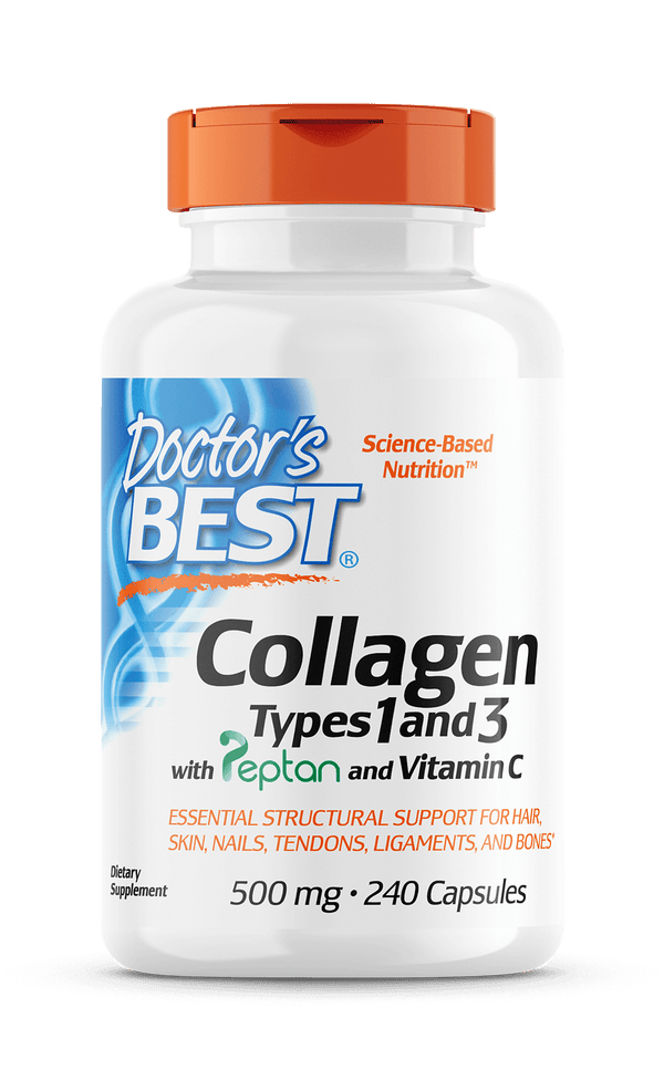 Collagen Types 1 & 3 with Vitamin C (Doctors Best) Front