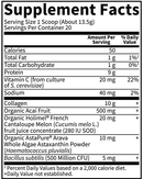 collagen super beauty garden of life supplement facts