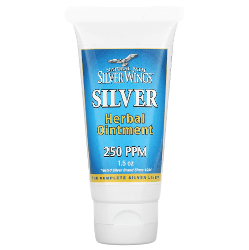 Colloidal Silver 250PPM Herbal Ointment (Natural Path Silver Wings)