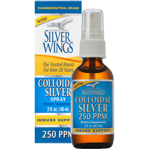 Colloidal Silver 250 PPM Spray (Natural Path Silver Wings)