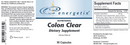 colon clear (energetix) label