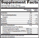 colostrumpro with immulox powder (pro symbiotics) supplement facts