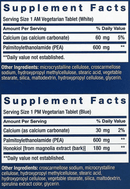 comfortmax (life extension) supplement facts