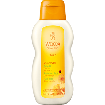 comforting baby oil weleda body care